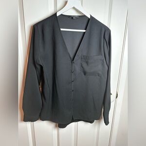 Rachel Zoe black Button-Down Shirt